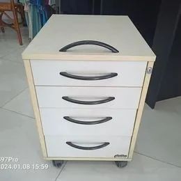 Gaveteiros marca Giroflex com 04 gavetas em aço e rodinhas  - Foto 4