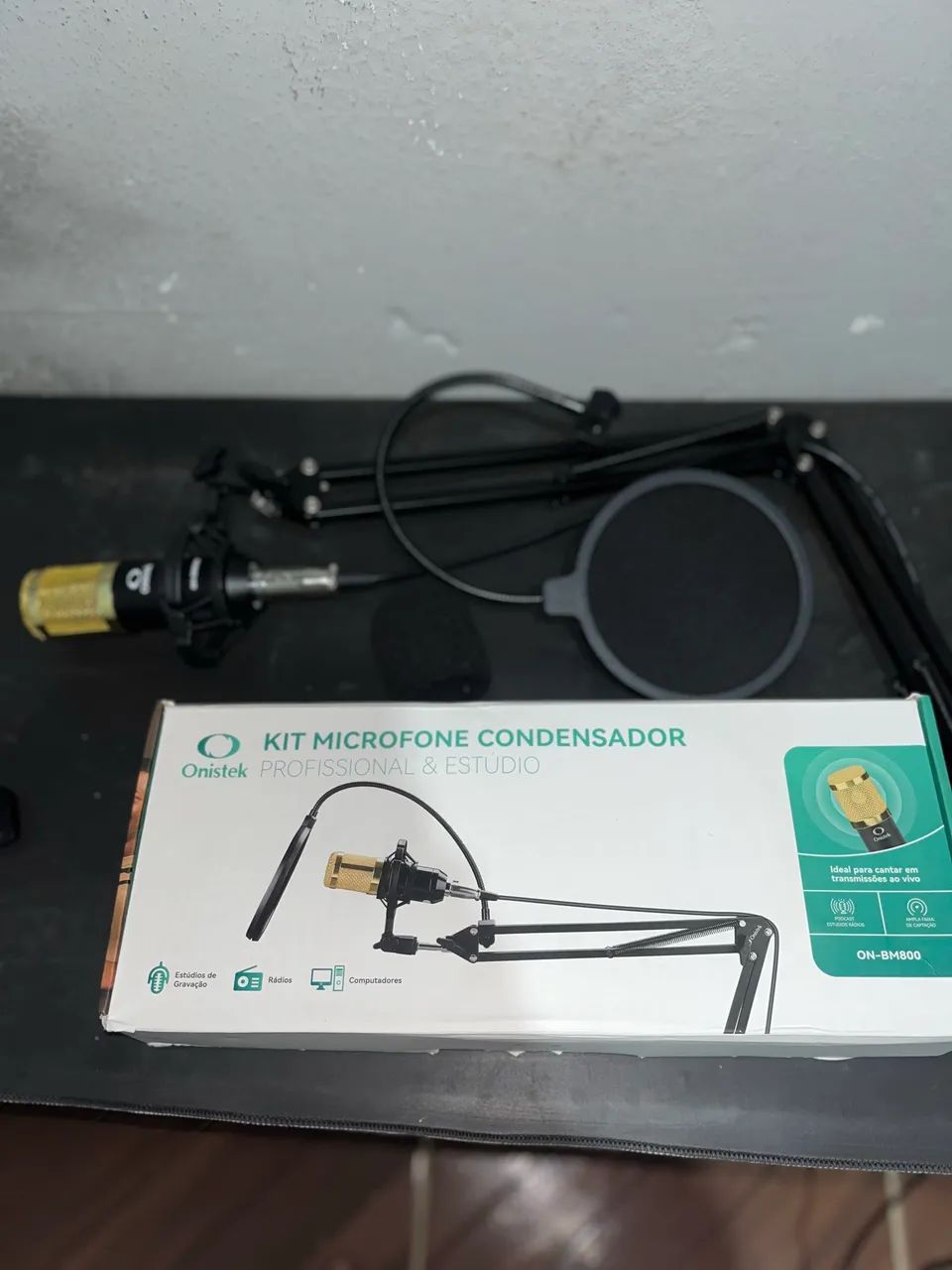 MB800 Microfone condensador Gamer e Profissional  - Foto 3