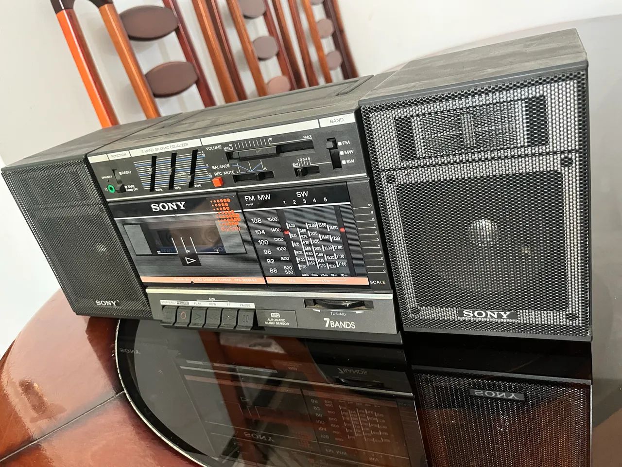 Rádio sony antigo funcionando - Foto 2