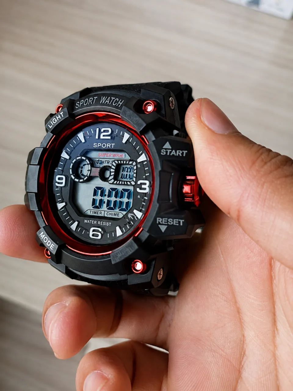 Relógio Masculino Sport Digital - Shock com Alarme - Foto 5