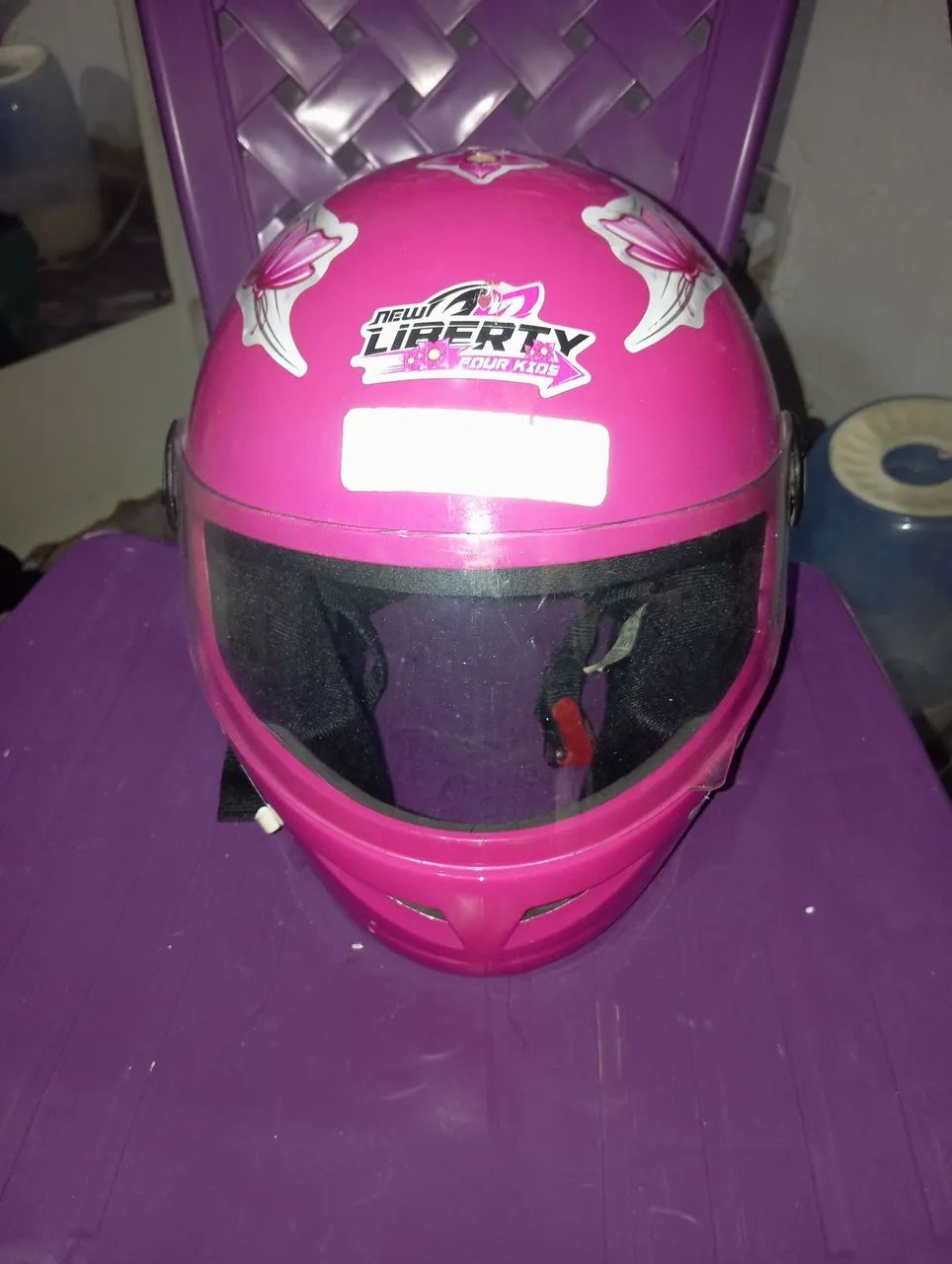 Capacete infantil tamanho 54cm