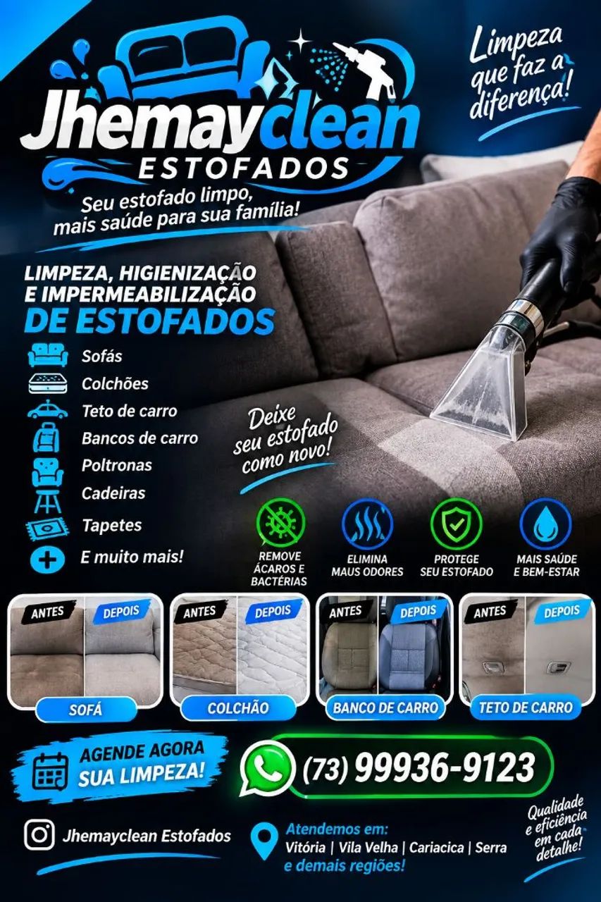 Limpeza de estofados