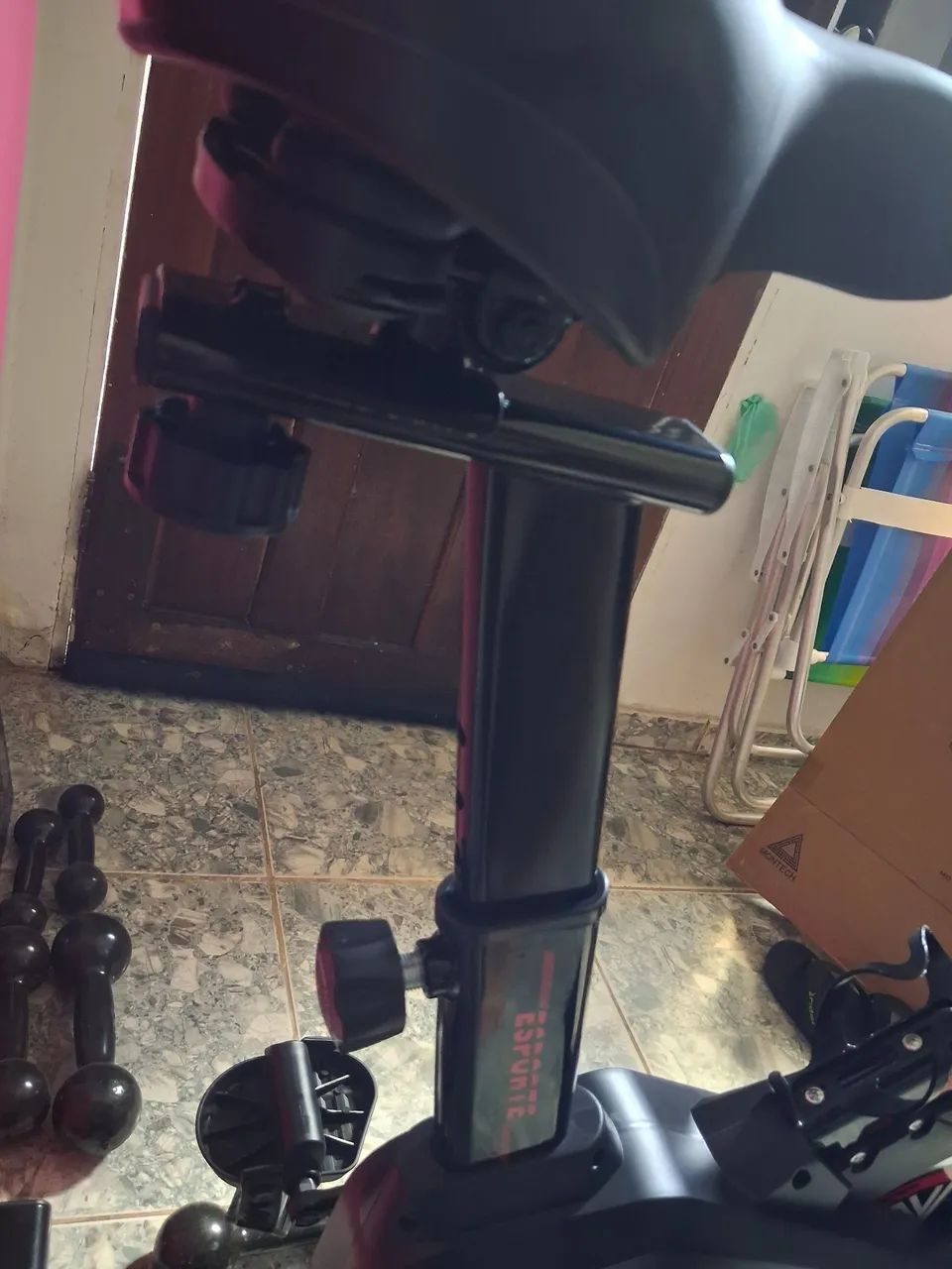 Treino em casa, bicicleta ergométrica compacta - Foto 2