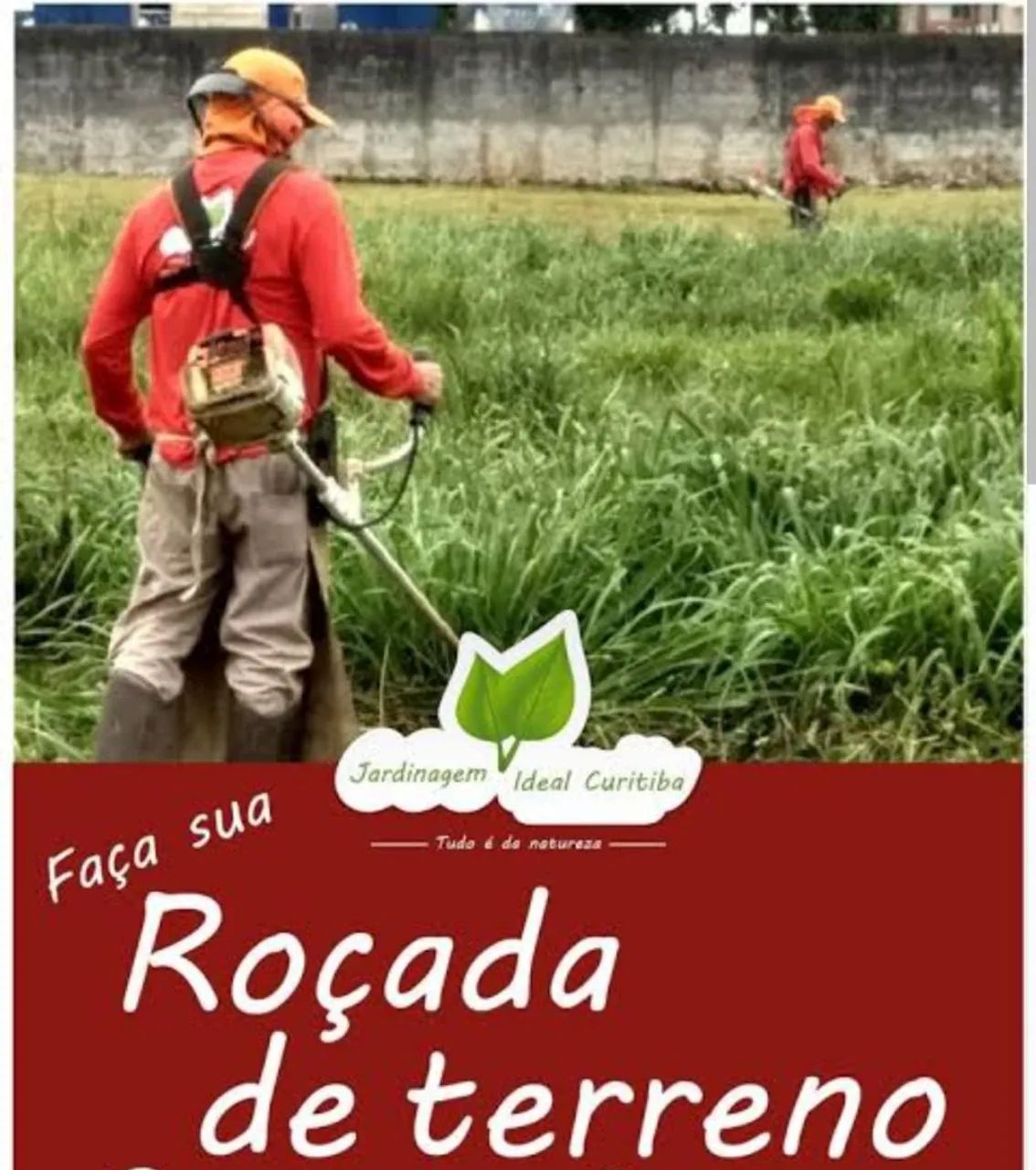 Roçagem e capinação ligou chegou