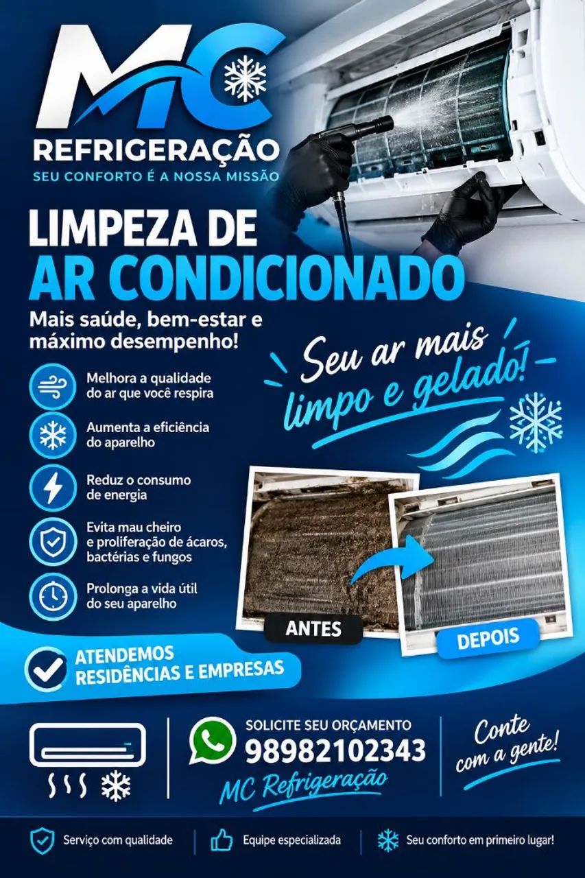 Limpeza de ar condicionado 