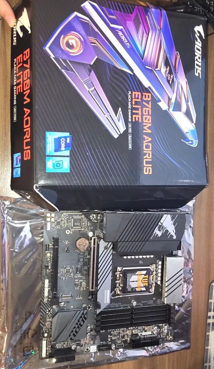 PLACA MÃE B760M AORUS ELITE NOVA - Foto 2