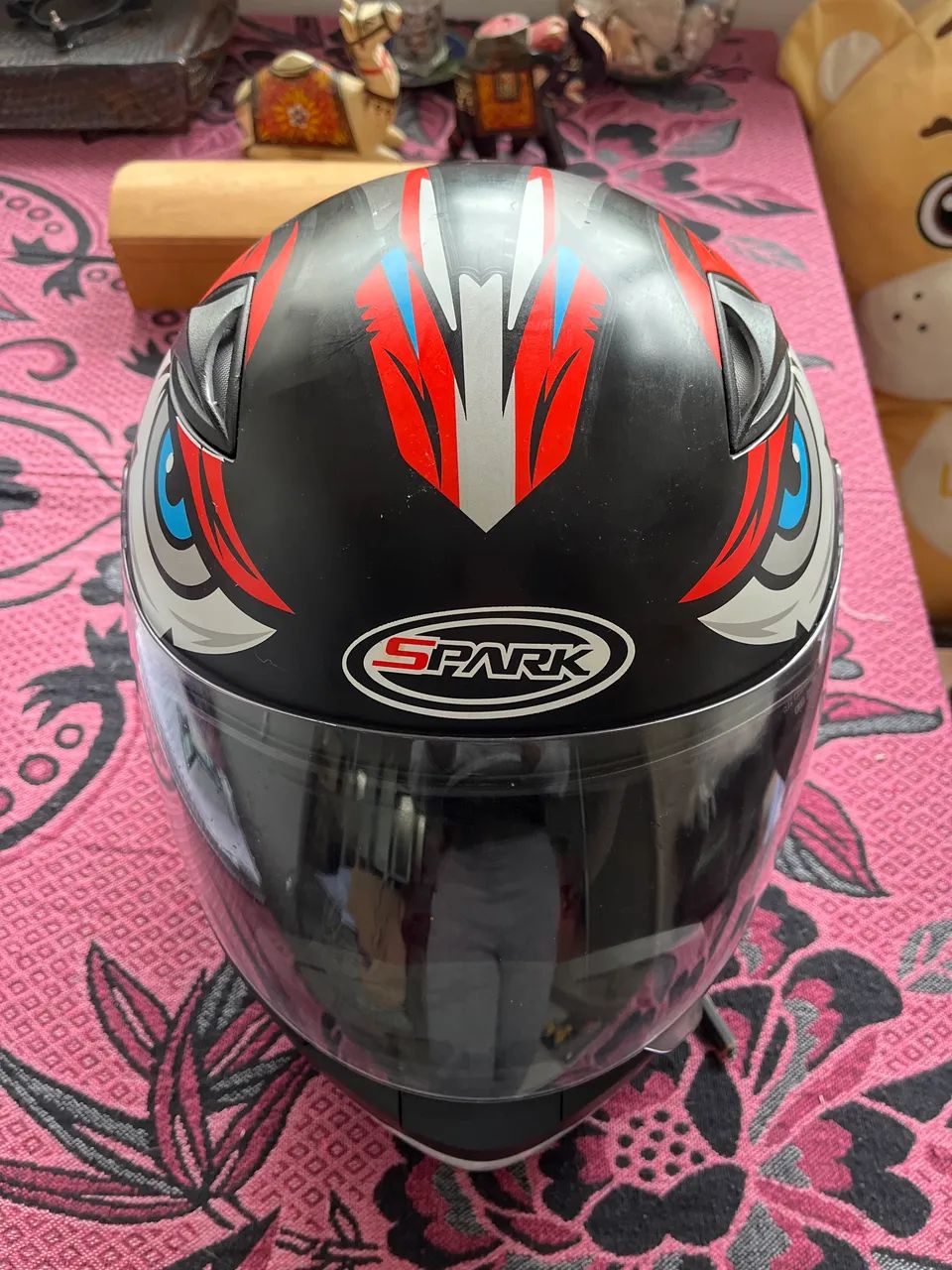 Capacete Spark preto - Foto 4