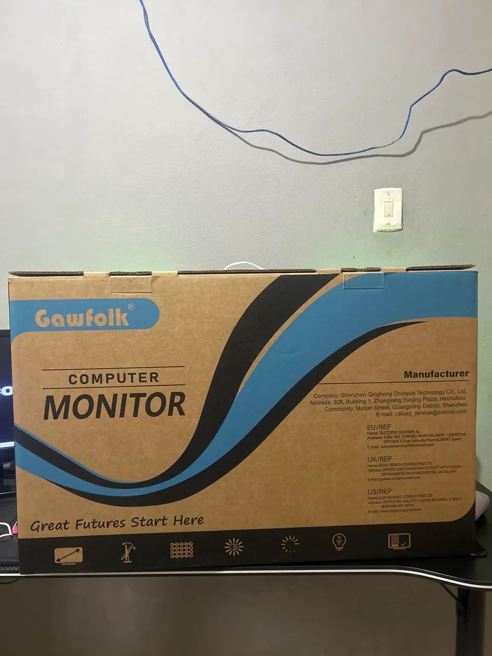 Monitor Gawfolk 4k 34polegadas - Foto 3