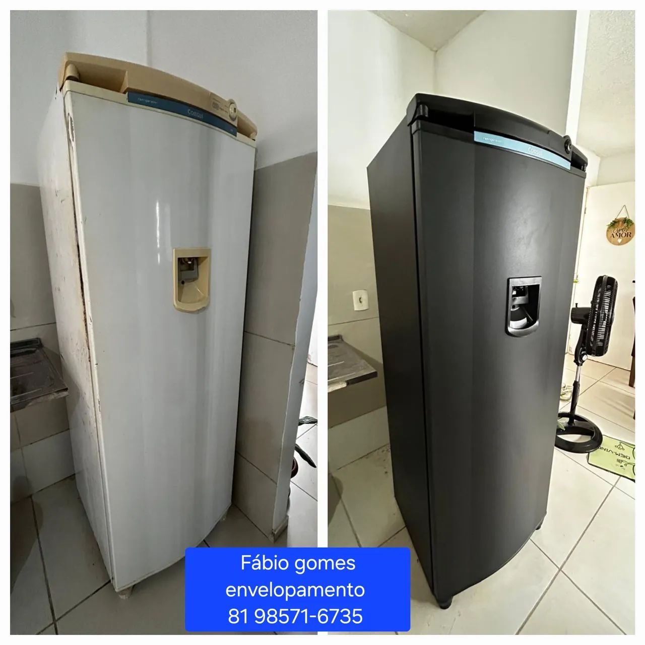 Plotagem de geladeira ( envelopamento ) - Foto 3