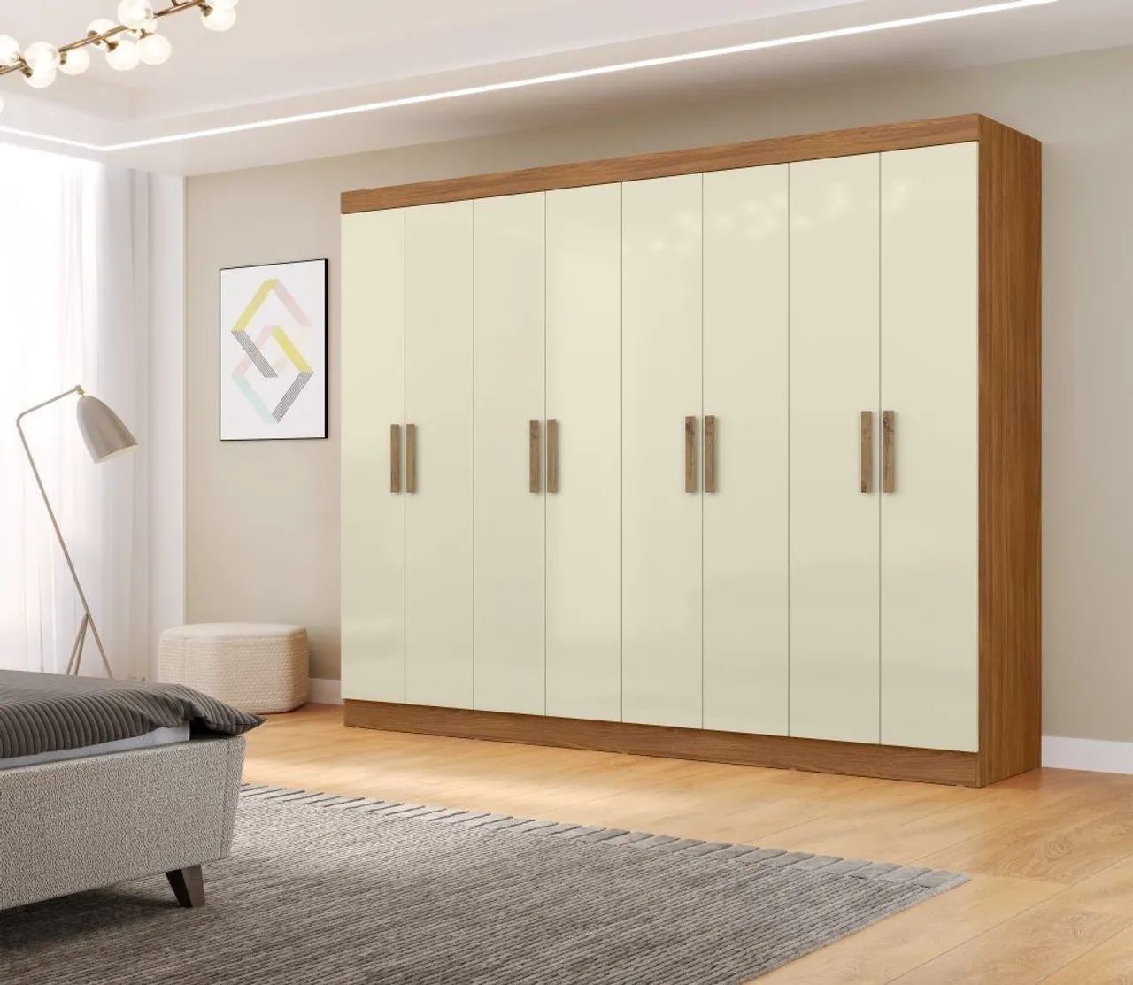 Guarda roupa Holanda 8 portas 100% MDF  - Foto 2