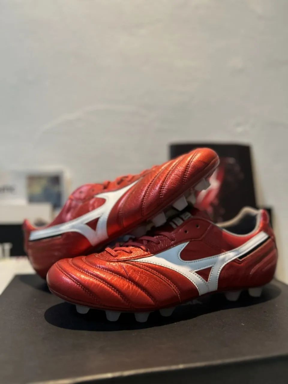 Mizuno Morelia II Japan MD nº 40 Ruby Red Pack - Calçados