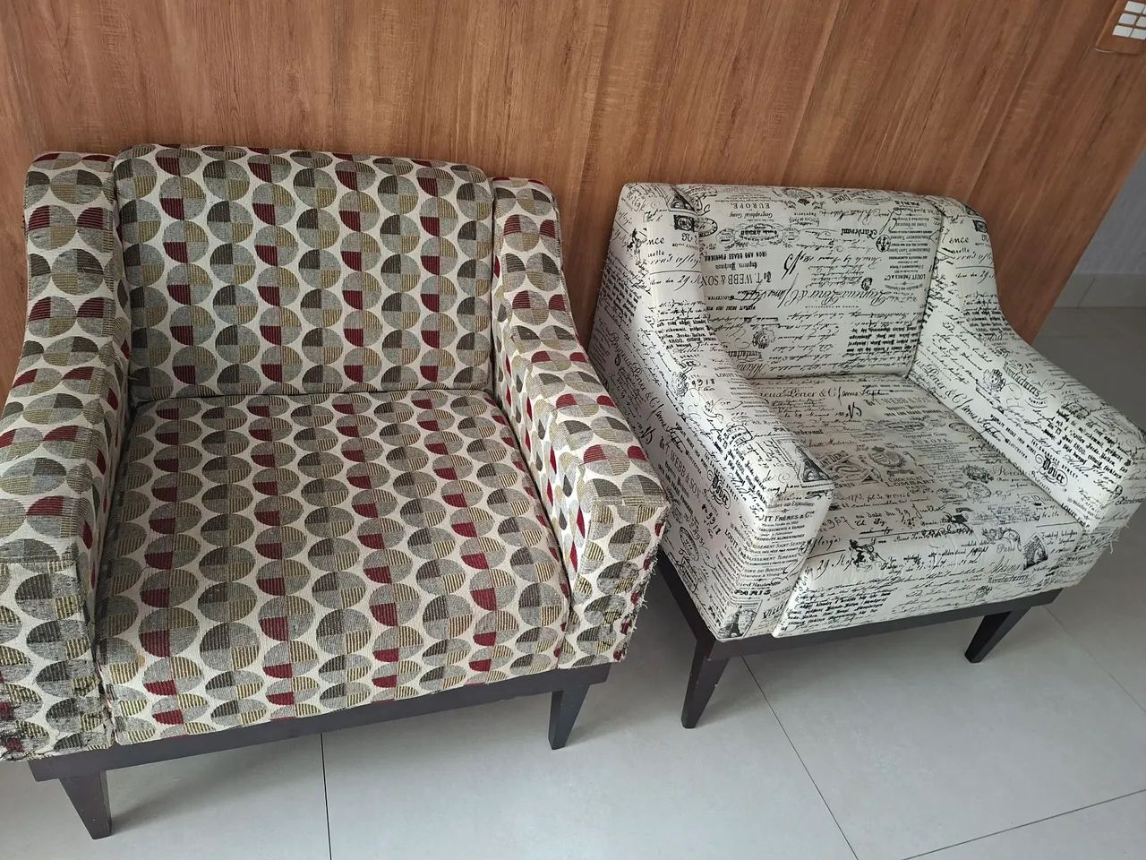 Duas poltronas decorativas  - Foto 2