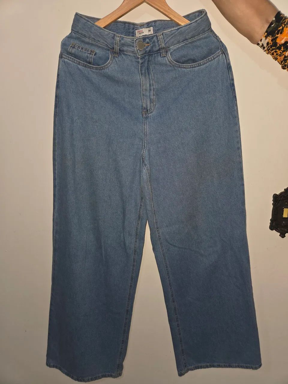 Calça Jeans Wide Leg