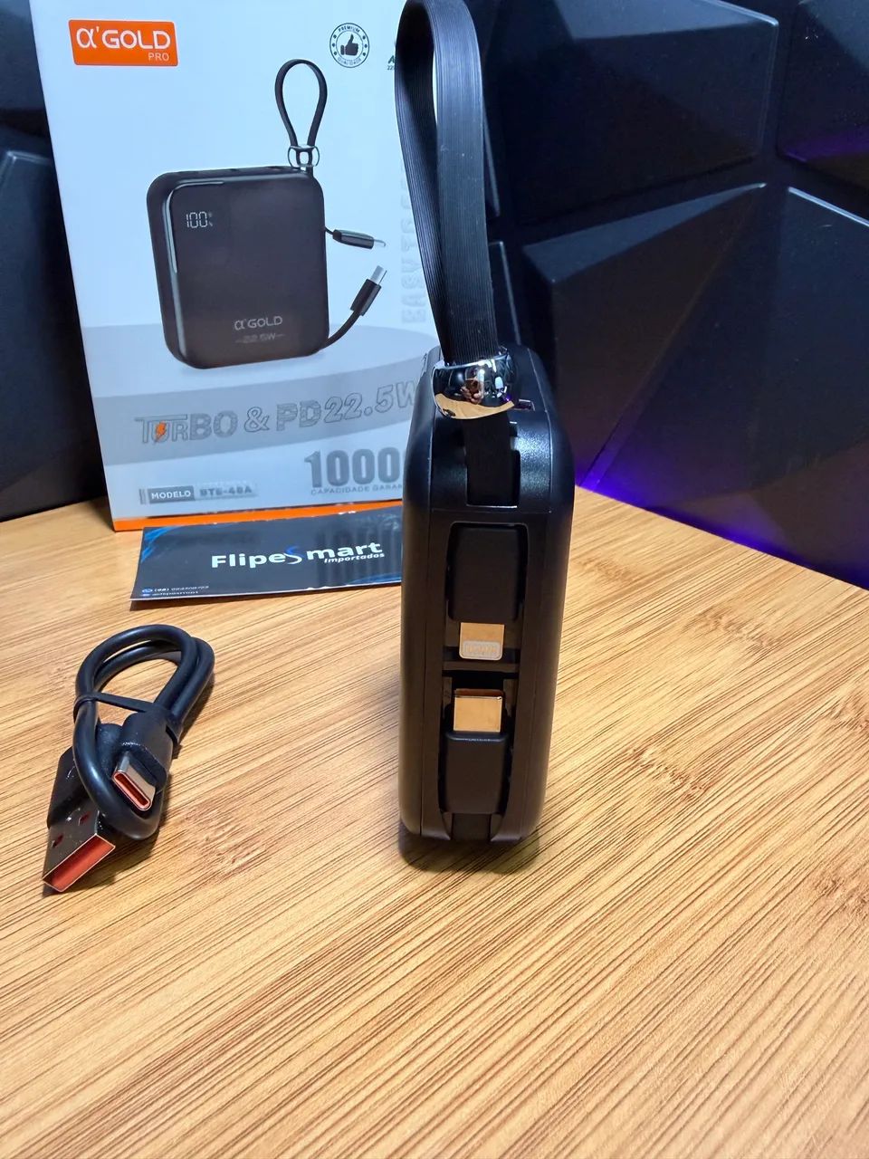 Powerbank Turbo 10000mAh (Original e com garantia) - Foto 4