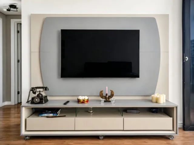 Rack para TV de até 70 polegadas H 1,78cm  L 2,12cm