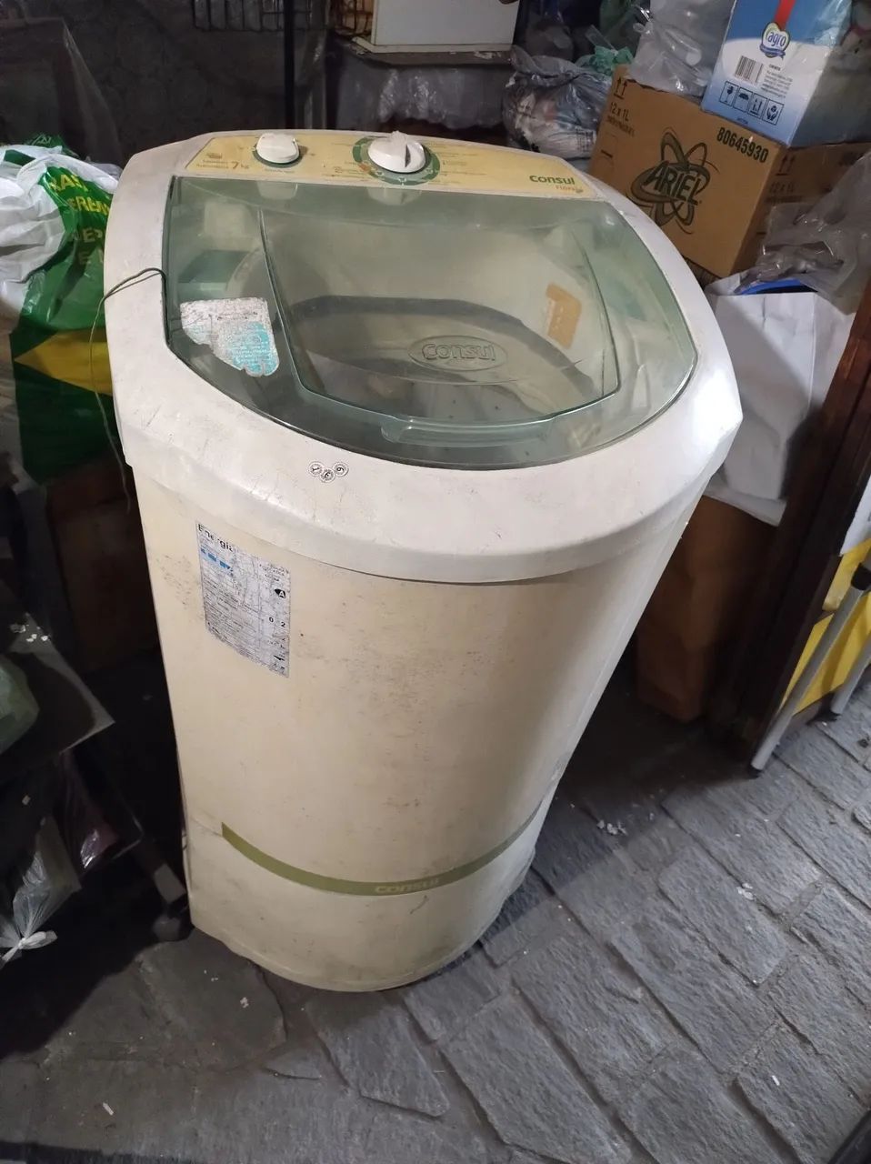 Lavadora automática Consul Floral 7 kg. Só 290. <br>