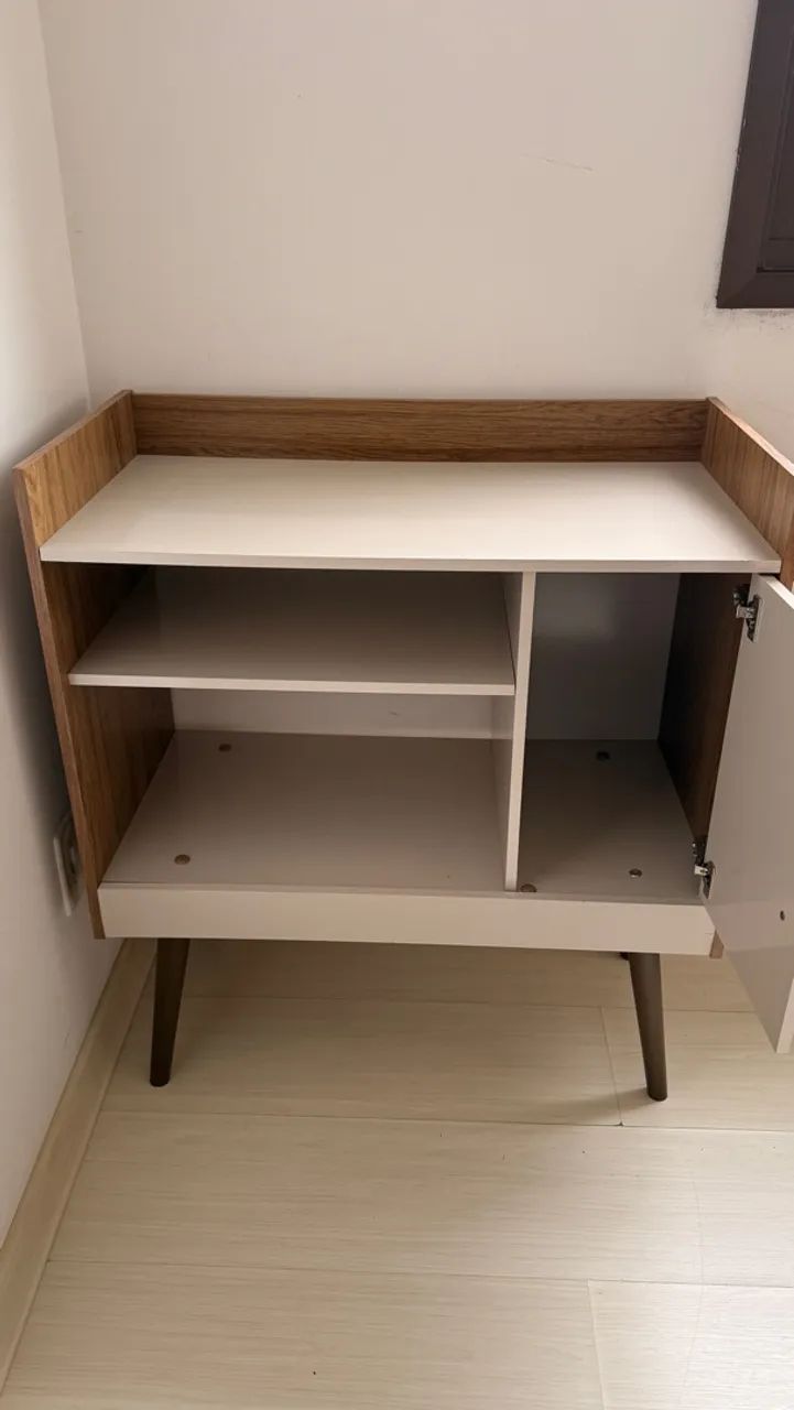 Balcão Multiuso MDF com Porta e Prateleiras - Foto 3