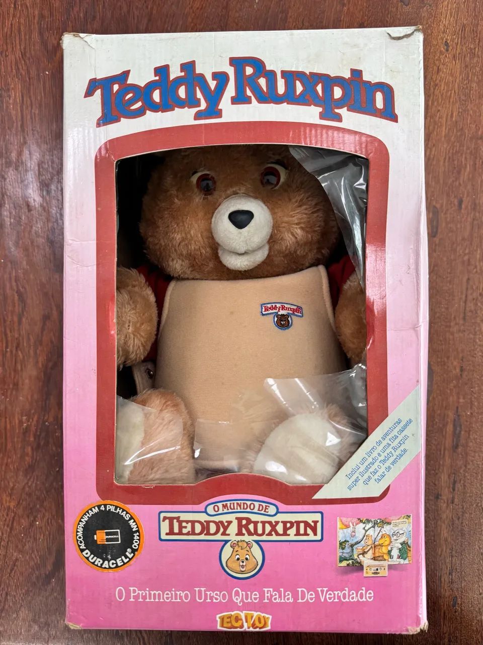 Urso Teddy Ruxpin Vintage Década 80