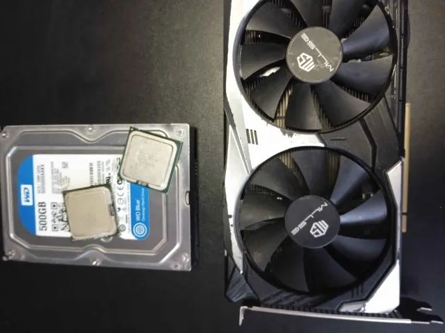 RX 580 + HD + Processadores (Retirada de Peças)