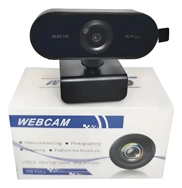 Webcam Full HD 1080p com Áudio *NOVO*