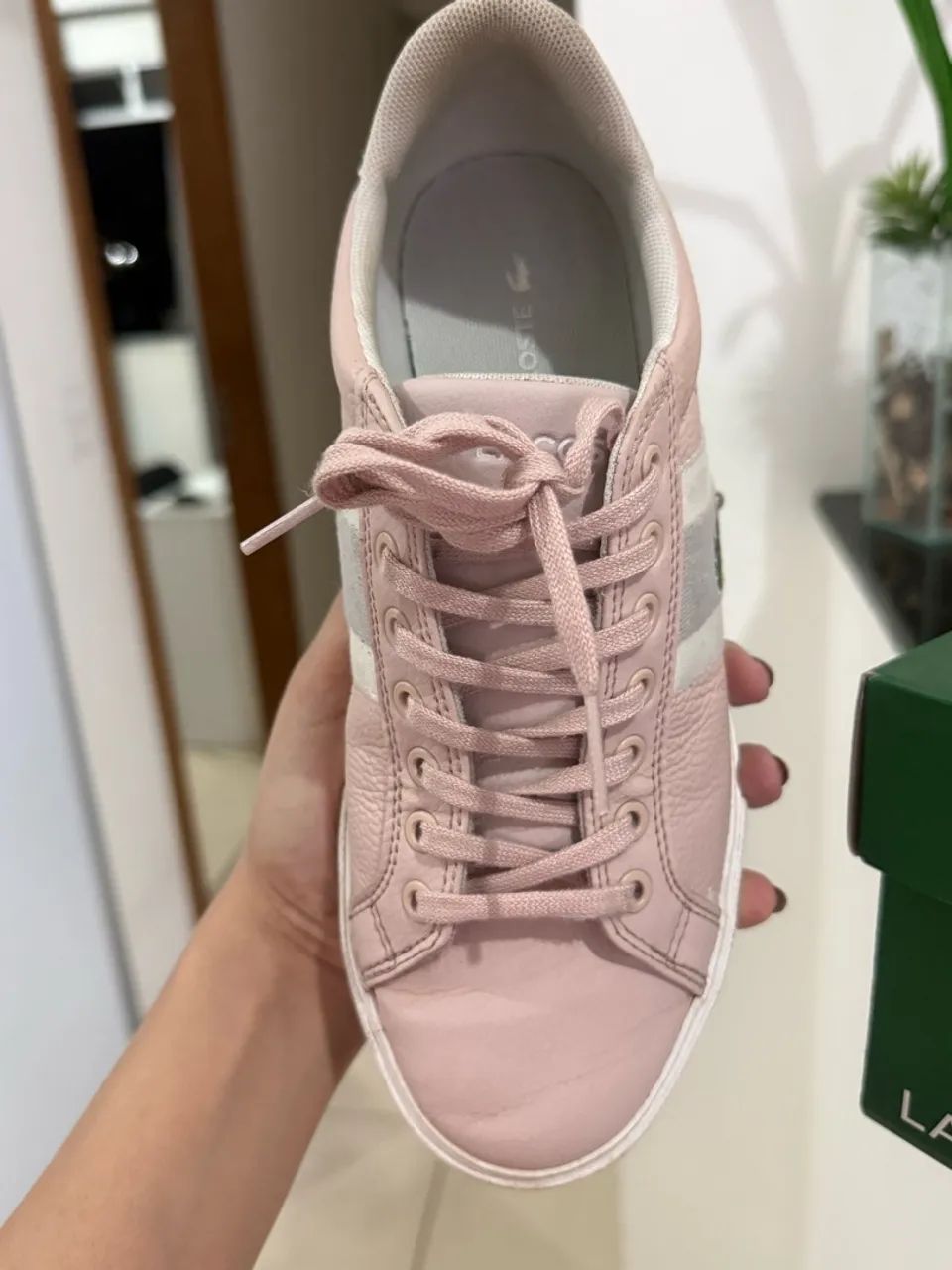 Tênis Lacoste original feminino - Foto 4