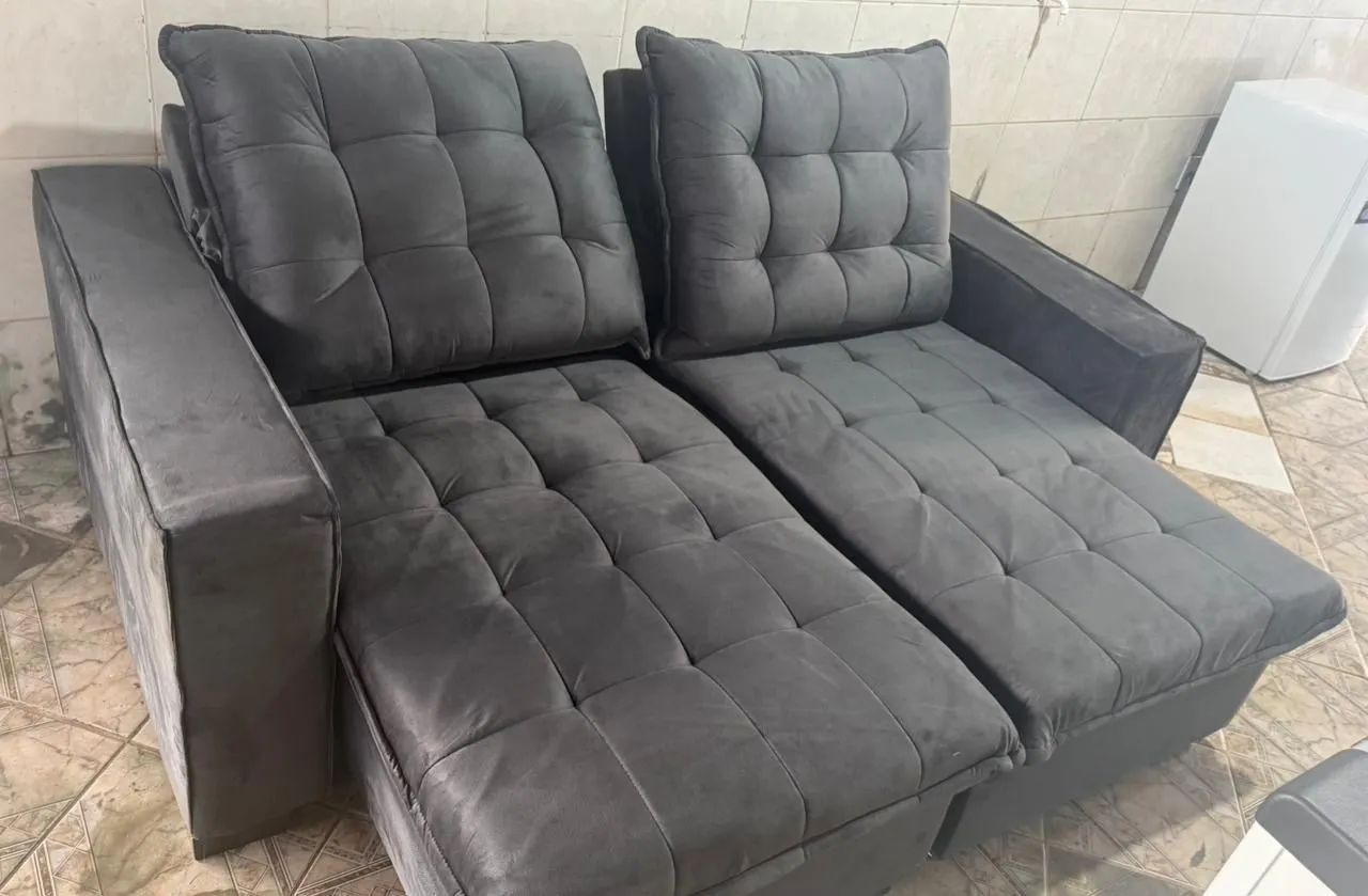 Vendo sofá novo retratril reclinavel  - Foto 2
