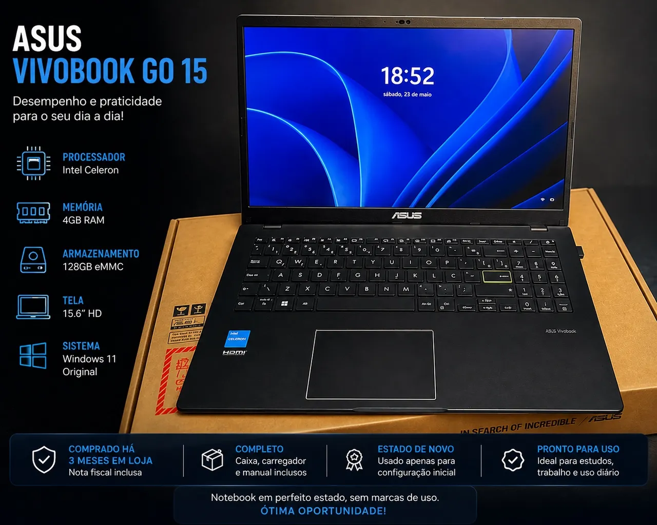 Notebook Lenovo E470 Core i5 7200U RAM 16GB SSD 256GB - Notebooks