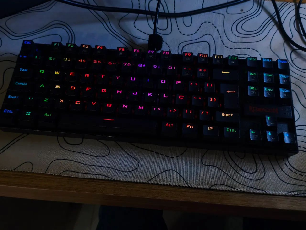 Teclado Redragon Kurama Mecânico Switch Brown  - Foto 4