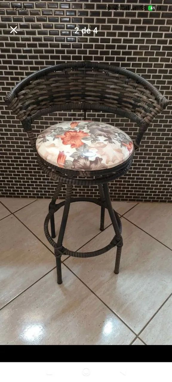 Banquetas de Vime - Foto 2