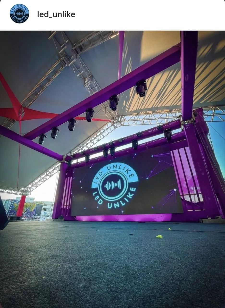 PAINEL DE LED - SOM - PALHAÇO - ILUMINAÇÃO 