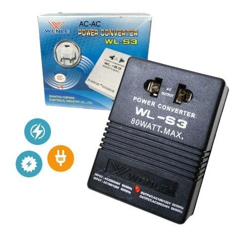 Transformador e Conversor 80w Wl-s3 Wenle 110 220v ou 220 110v Ac Ac Potencia Tomada Casa