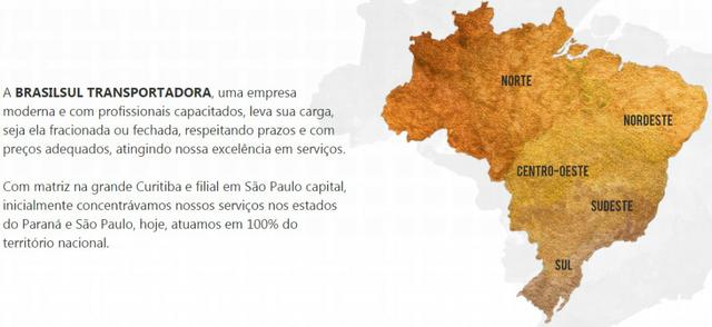 Brasilsul transporte carga fechada e fracionada para todo BRasil - Foto 3