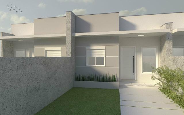 Casas em São Leopoldo com escritura, aceito carro restante direto - Foto 5