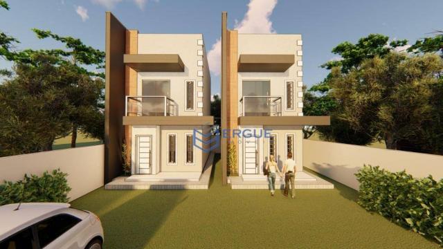 Casa duplex com 2 suites e 4 vgs - Foto 2