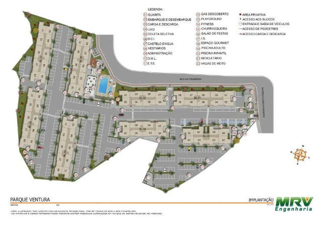 SAM - 141 - Parque Ventura - 2 quartos - 43,91m² - Balneário Carapebus - Foto 6