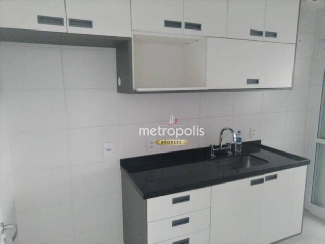 Apartamento com 2 dormitórios para alugar, 69 m² por r$ 2.500/mês - cerâmica - são caetano - Foto 8