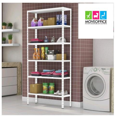 Estante Aço 6 Prateleiras BD 30 cm (Produto Novo)