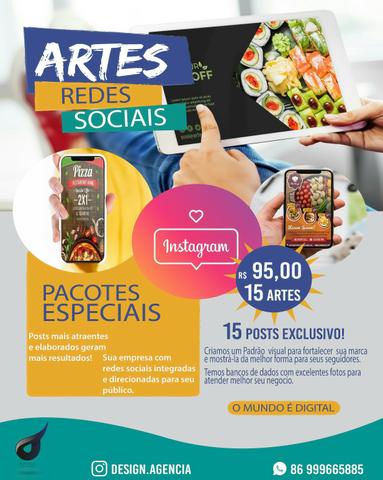 15 Artes Pacote para Redes Sociais.