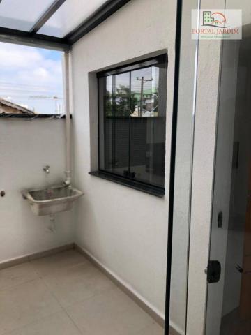 Apartamento com 2 dormitórios à venda, 75 m² por r$ 350.000 - vila camilópolis - santo and - Foto 7