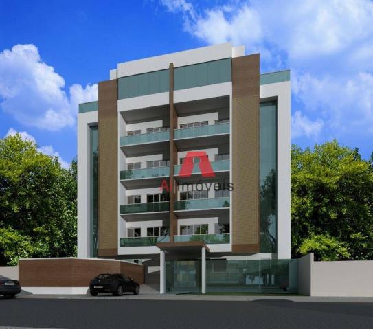Apartamento com 3 dormitórios à venda, 104 m² por r$ 530.000 - baixa da colina - rio branc