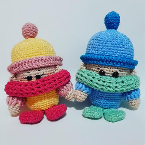Boneca e bichinhos amigurumi - Foto 4
