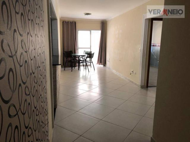 Apartamento com 2 dormitórios para alugar, 99 m² por R$ 3.100,00/mês - Canto do Forte - Pr - Foto 13