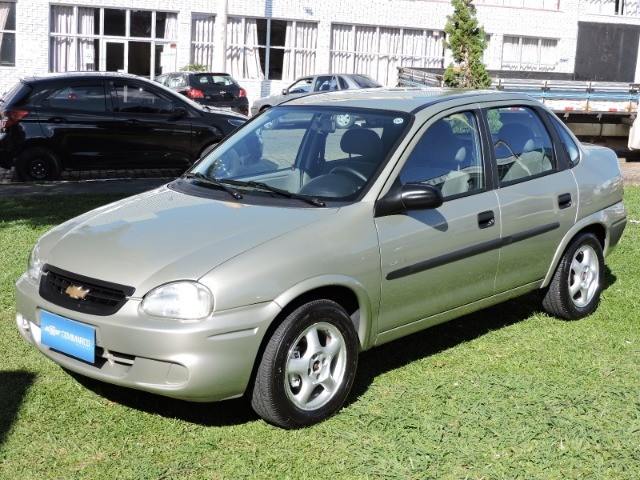 GM CHEVROLET CLASSIC LIFE 1.0 VHC FLEX 2009 BEGE ORIGINAL, CONSERVADO