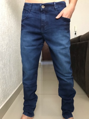 Calça jeans masculina com elastano e calça jogger - Foto 5