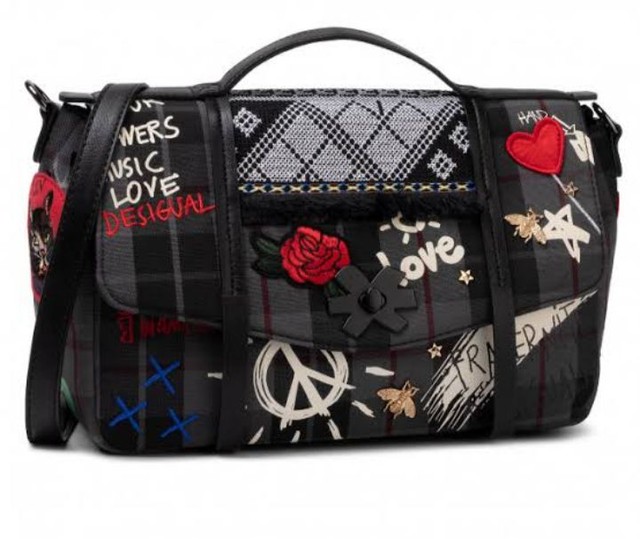 desigual flower bolsa