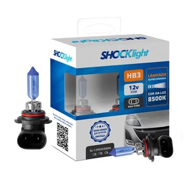 Lâmpada Super Branca Shocklight HB3