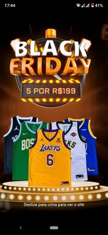 Black Friday 5 Regatas Basquete $199