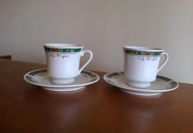 Xícaras Porcelana Chinesa Antigas Sem Uso - Preço do conjunto