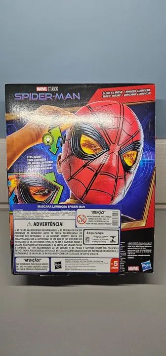 Máscara Luminosa Spider Man F0234 - Hasbro - Foto 4