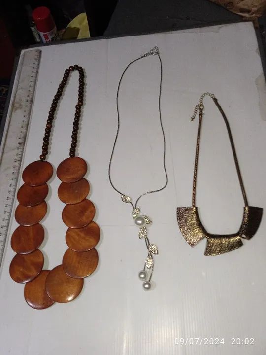 Colares, três peças de ótima qualidade. Kit com 3 - Foto 2